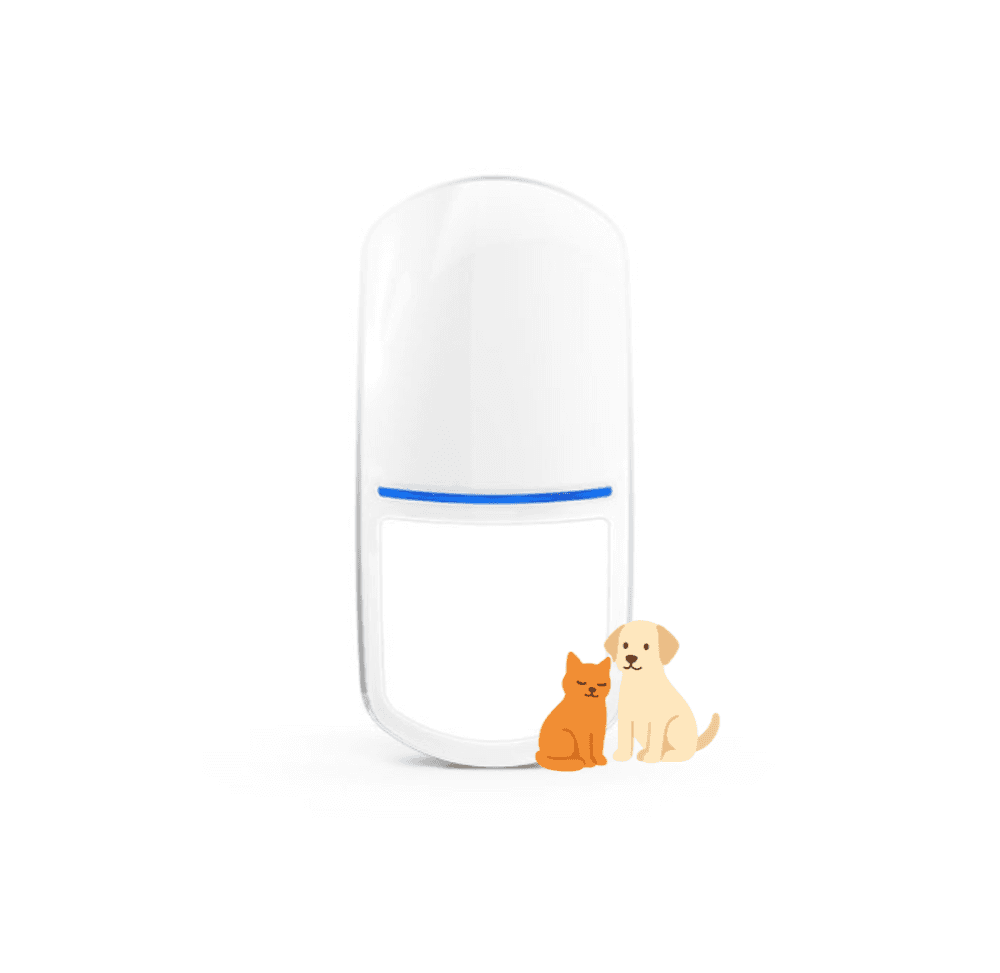 Cảm biến chuyển động có dây miễn nhiễm vật nuôi Satel - SLIM-PIR-LUNA-PET